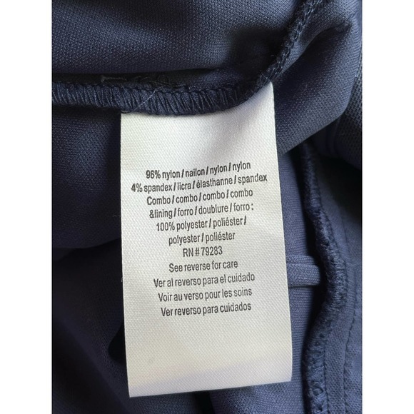 Alex Evenings Sequin Ruched Chiffon Column Gown in NAVY Size 10 NWT MSRP $209 - Picture 13 of 16